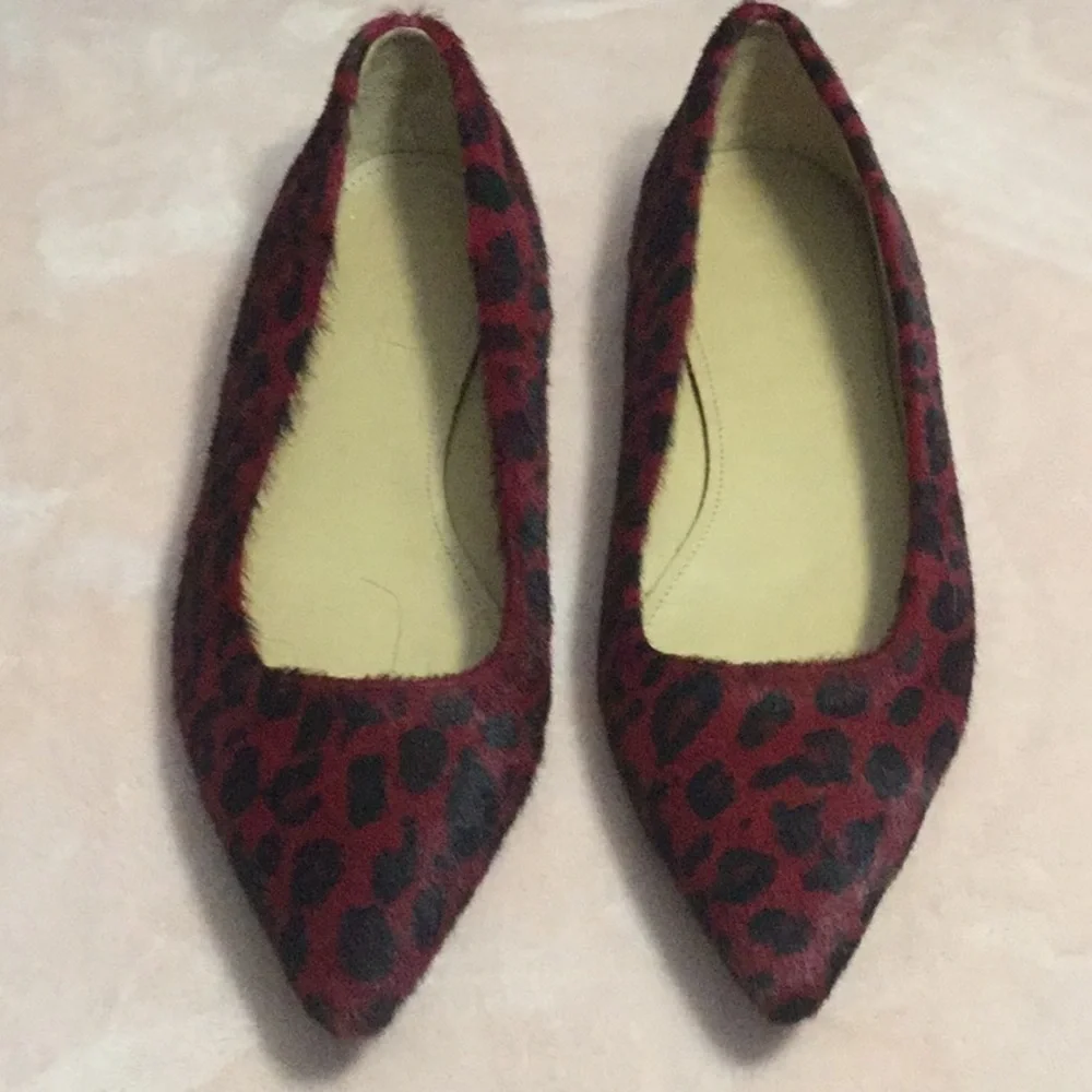 Ugg Collection Red Leopard Shoes